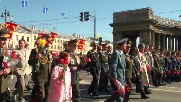 Праздничный парад — стоковое видео