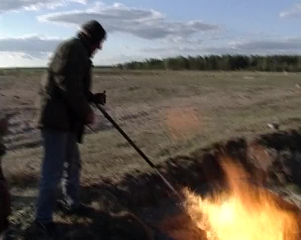 Вогонь і спалювання — стокове відео