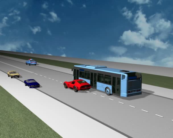 Situation routière 3D 