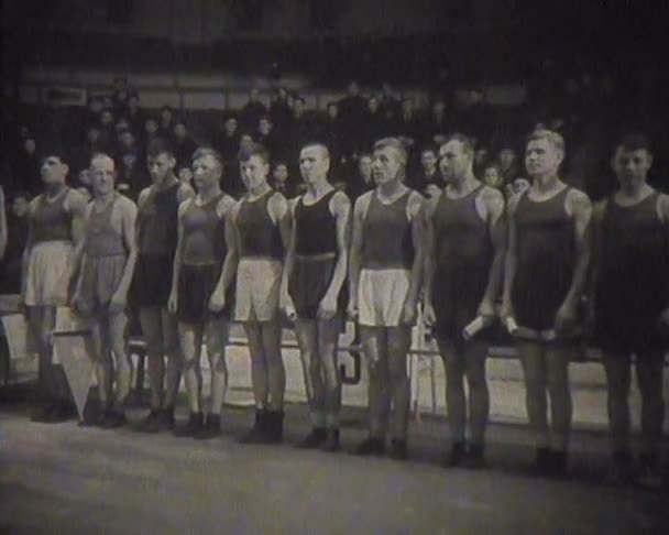 Physical training and sports in the USSR. Newsreel — Stock Video