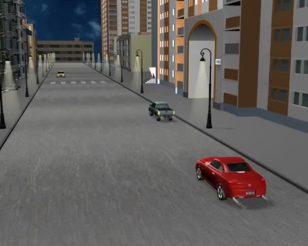 La collision de voitures sur la route .
