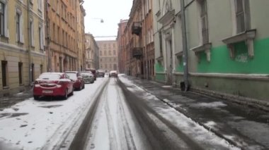 kar şehir yolda