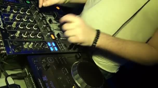 DJ decks — Stock Video