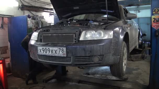 Reparación del coche — Vídeo de stock