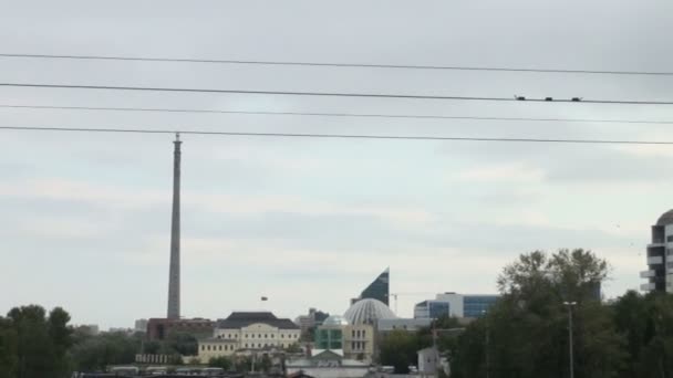 Ekaterimburgo. Las vistas de la ciudad . — Vídeo de stock