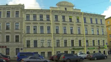 st. Petersburg'da eski bir binanın dış cephe