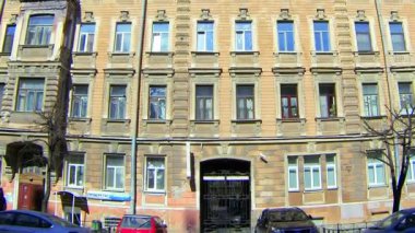 st. Petersburg'da eski bir binanın dış cephe