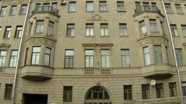 st. Petersburg'da eski bir binanın dış cephe