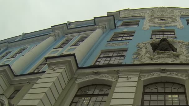 Nachimov school in Sint-petersburg — Stockvideo