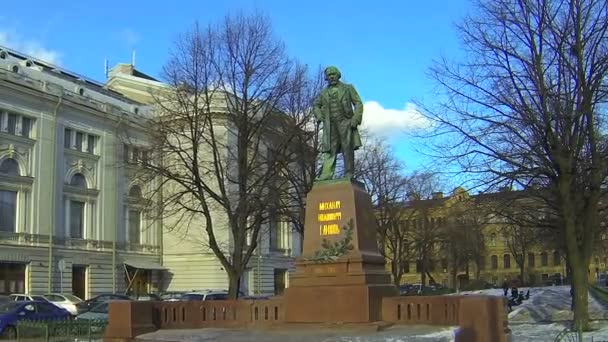 Консерватория Санкт-Петербурга — стоковое видео