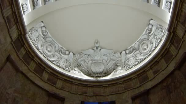 Die säle des staatlichen einsiedeleimuseums in st. petersburg — Stockvideo