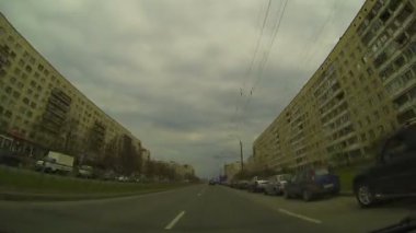 şehrin içinden araba ile seyahat