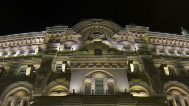 st. Petersburg'da eski bir binanın dış cephe