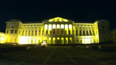 Rus Müzesi, gece, st. petersburg, Rusya Federasyonu