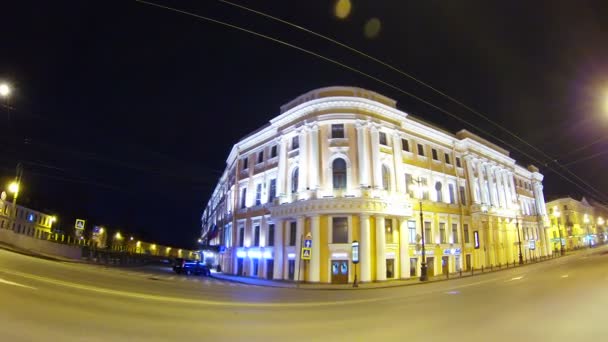 Nevsky Prospekt, Sint-petersburg, Rusland — Stockvideo