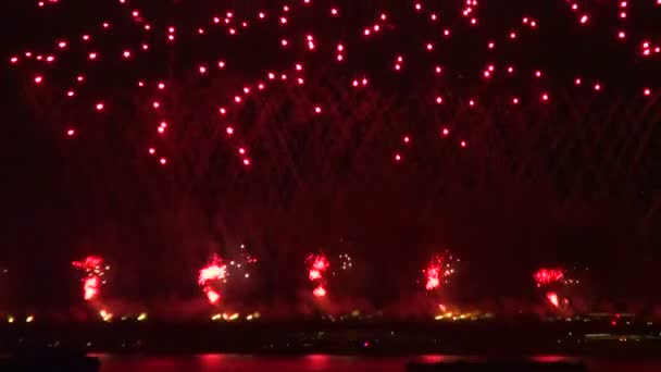 Fuegos artificiales — Vídeo de stock