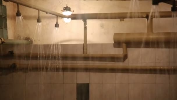 Bagno con doccia — Video Stock