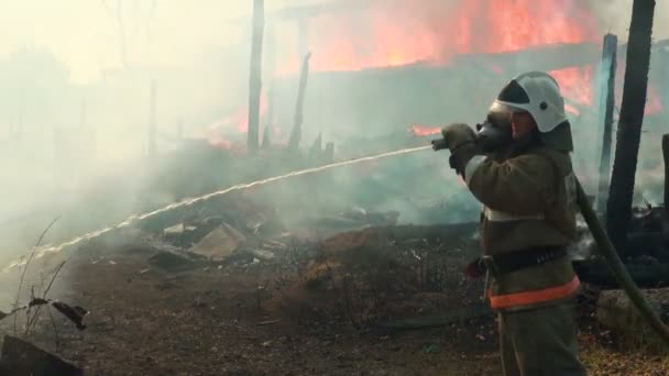 Quema de fuego — Vídeos de Stock