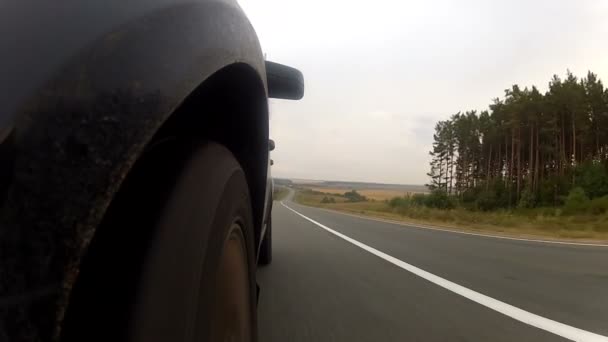 Fahrt auf der Autobahn — Stockvideo