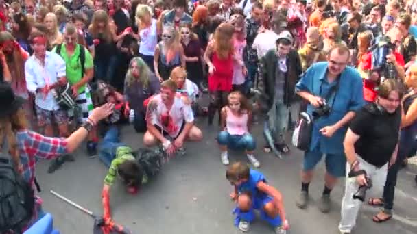Parada zombie — Wideo stockowe
