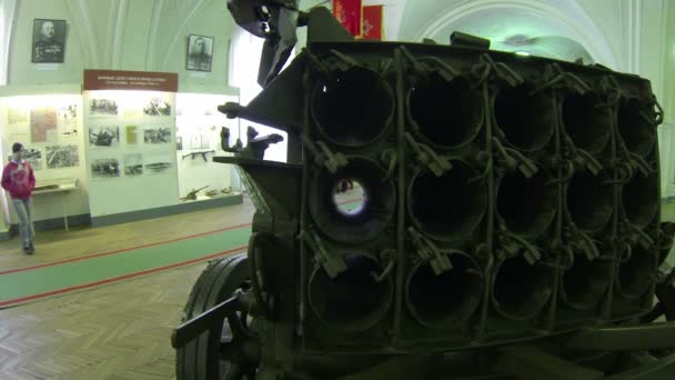 Multiple Gun Old Cannon 2,7 K — стоковое видео