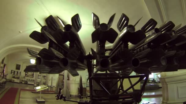 Катюші ракетної пускової установки — стокове відео