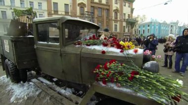 askeri kamyon, leningrad abluka