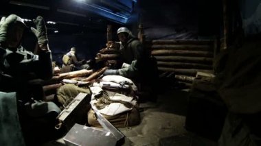 İmar askeri mücadele Almanlar ve Ruslar.