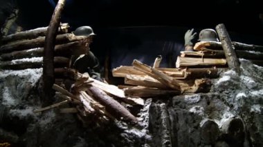 İmar askeri mücadele Almanlar ve Ruslar.