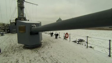 Savaş topu, cruiser Aurora 2.7k deniz topları.