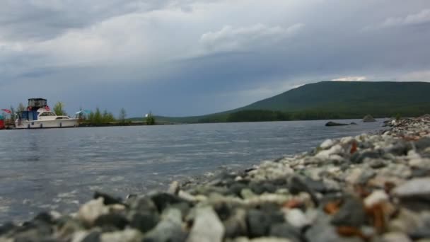 Motorových člunů, jachet — Stock video