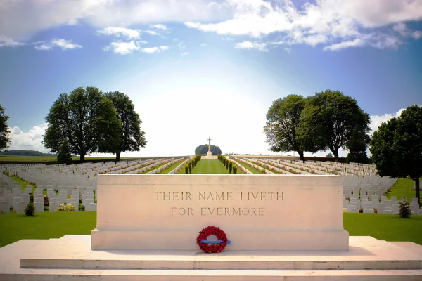 Cimitero della Prima Guerra Mondiale vicino Arras, Francia del Nord — Foto Stock