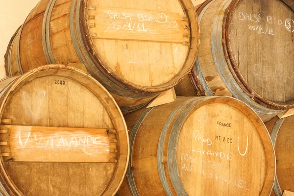 Balsamic vinegar casks, Provence, France — Stock Photo, Image