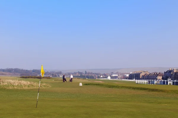 El campo de golf más antiguo del mundo en Musselburgh, Escocia desde 156 — Foto de Stock