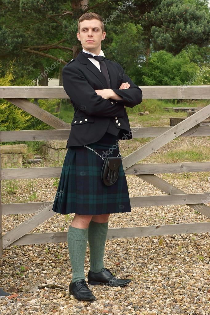 man in a kilt