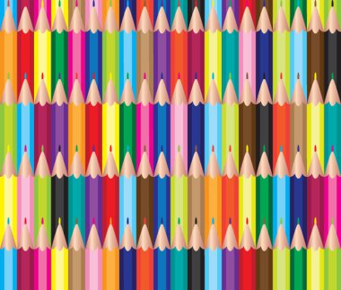 çok renkli kalemler ile sorunsuz doku