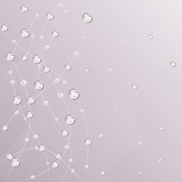 Pink diamonds and pearls