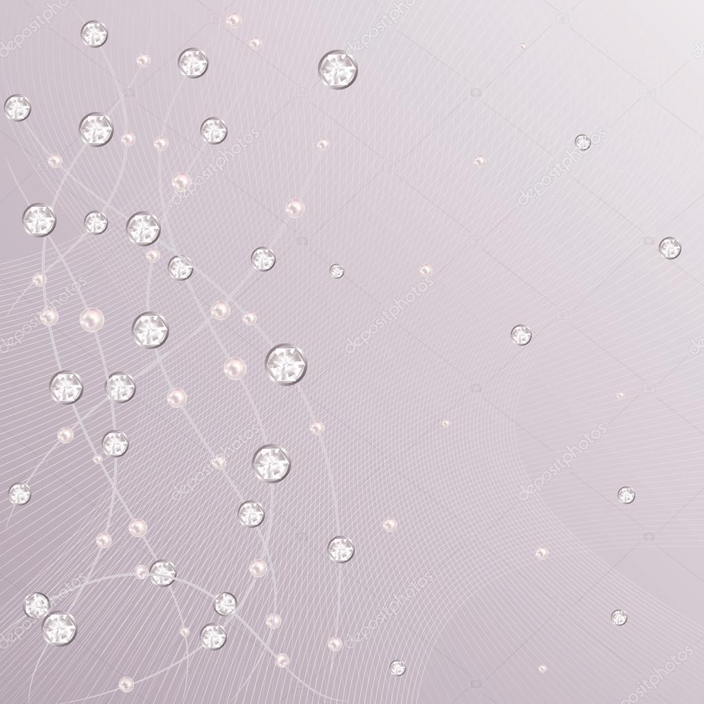 Pink diamonds and pearls Stock Vector Image by ©Crazzzymouse 12037847