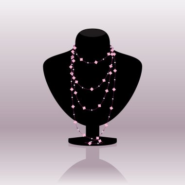 pembe kolye