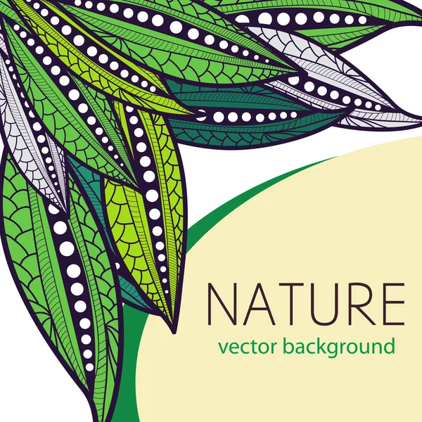 Natur bakgrund — Stock vektor