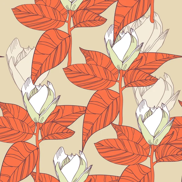 Floral textuur — Stockvector