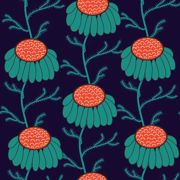 Textura floral — Vetor de Stock