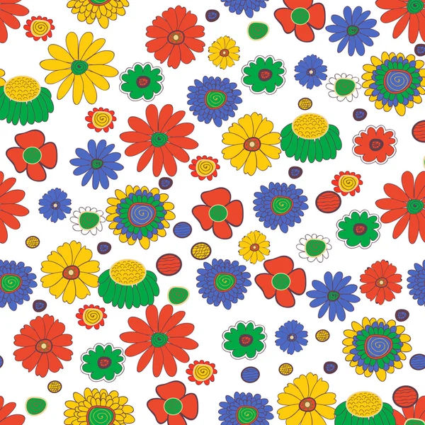 Textura floral — Archivo Imágenes Vectoriales