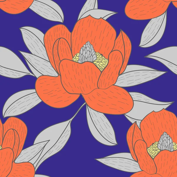 Textura floral — Archivo Imágenes Vectoriales