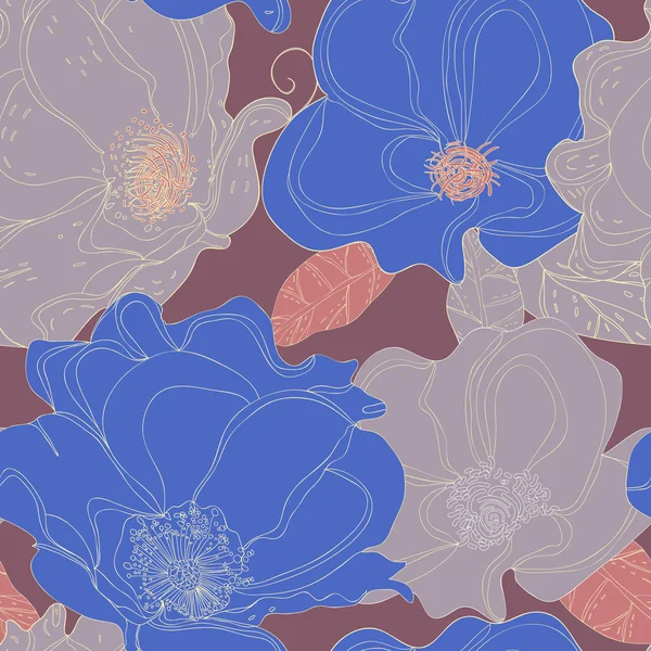 Textura floral — Archivo Imágenes Vectoriales