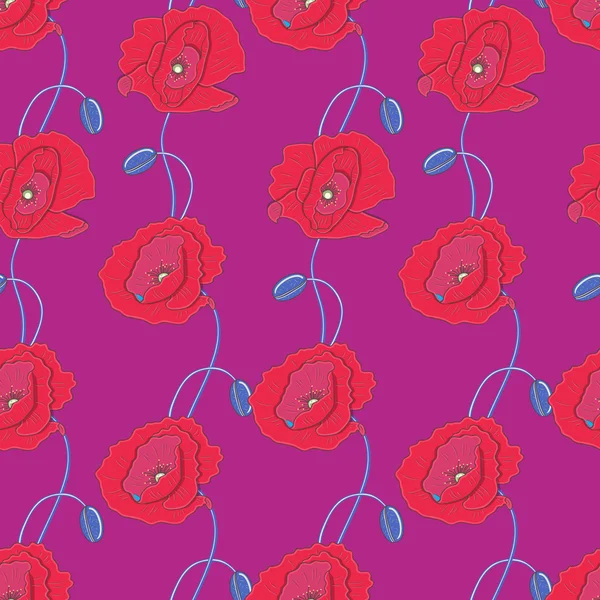 Textura floral — Vetor de Stock