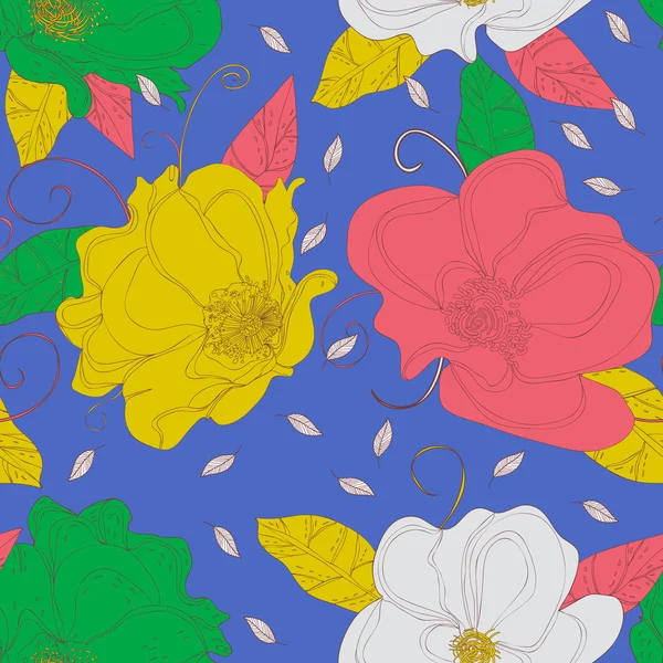 Floral textuur — Stockvector