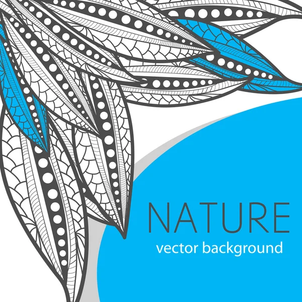 Natuur achtergrond — Stockvector