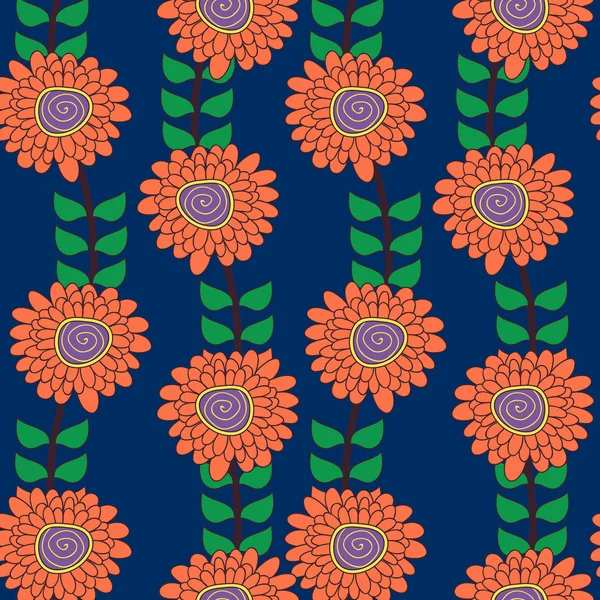 Textura floral — Archivo Imágenes Vectoriales