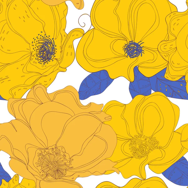 Floral textuur — Stockvector